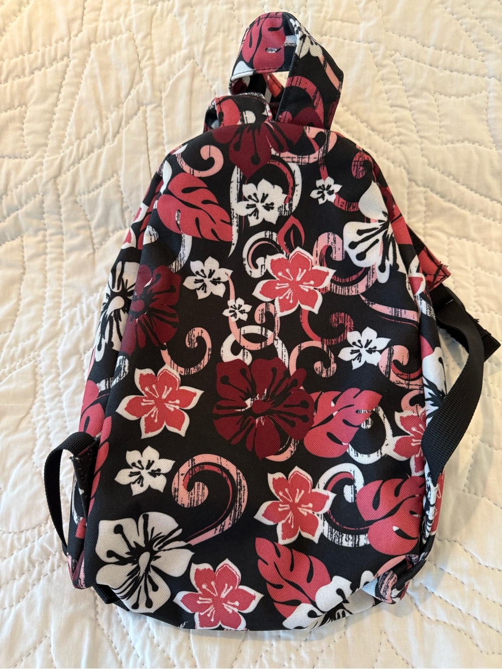 Dakine Black and Red Floral Mini Backpack - Picture 10 of 10